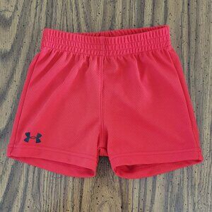 Under Armour Boy's Red Shorts Size 3-6 Months